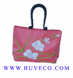 Ladies Handmade Floral Silk Handbag